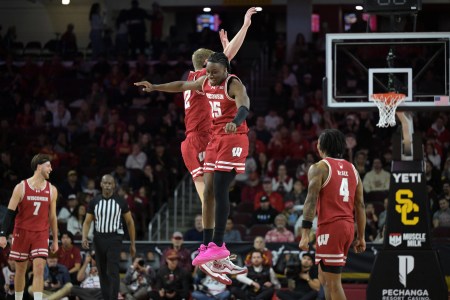 The famously slow and stodgy Wisconsin Badgers are playing an exciting, up-tempo style. They're having fun and winning.