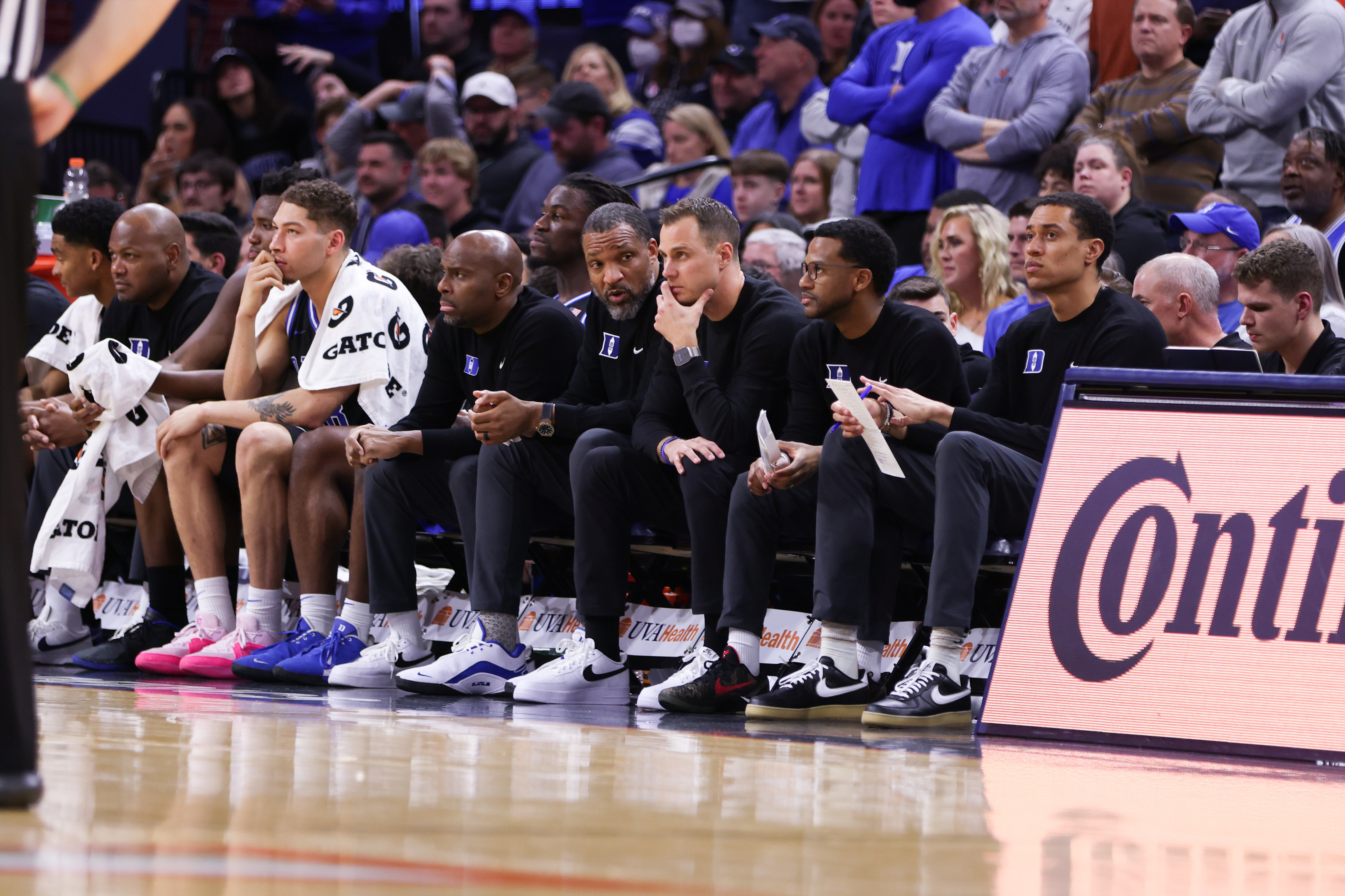 Jai Lucas (second from right) is set to take over at Miami as head coach next season