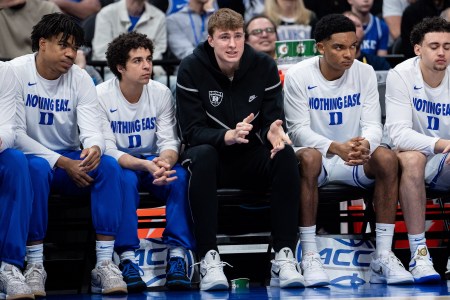 Cooper Flagg at ACC Men’s Basketball Tournament Duke Blue Devils North Carolina Tar Heels