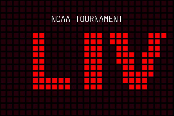 A moving image which reads NCAA Tournament Live Updates.