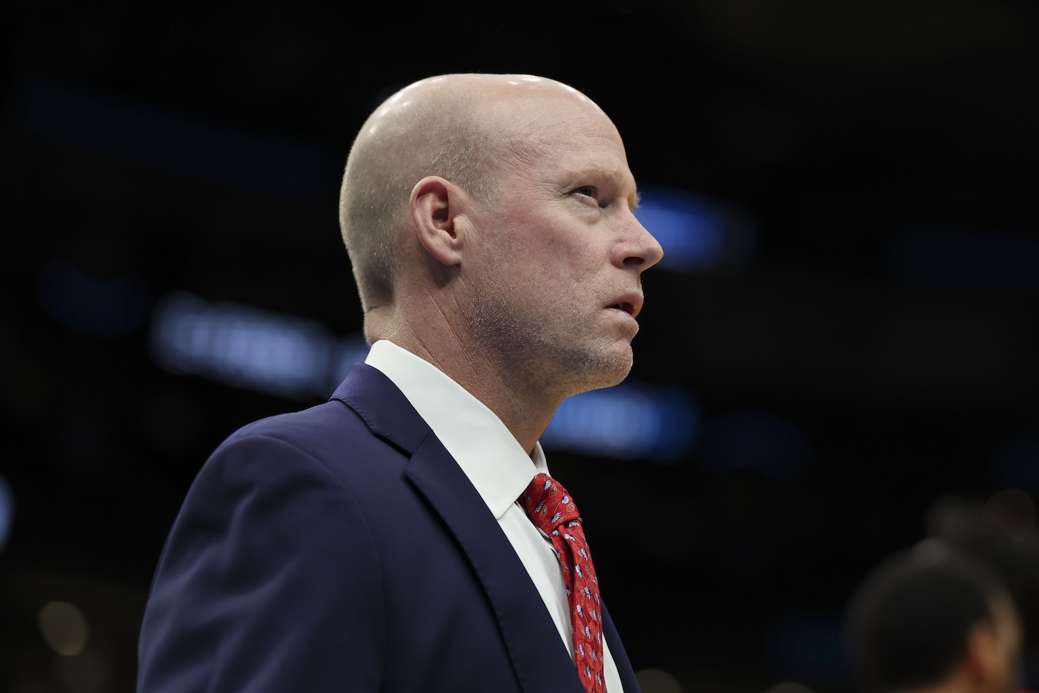 Head coach Kevin Willard of the Maryland Terrapins looks on during the the second round of the NCAA Men's Basketball Tournament