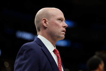 Head coach Kevin Willard of the Maryland Terrapins looks on during the the second round of the NCAA Men's Basketball Tournament