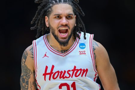 Emanuel Sharp will be focused on surviving and advancing Thursday night in Houston