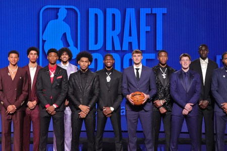 Who won the first round of the 2025 NBA Draft?