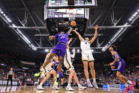 Former HPU Panther Juslin Bodo Bodo is a ferocious rebounder and a prize pickup for Baylor this off-season