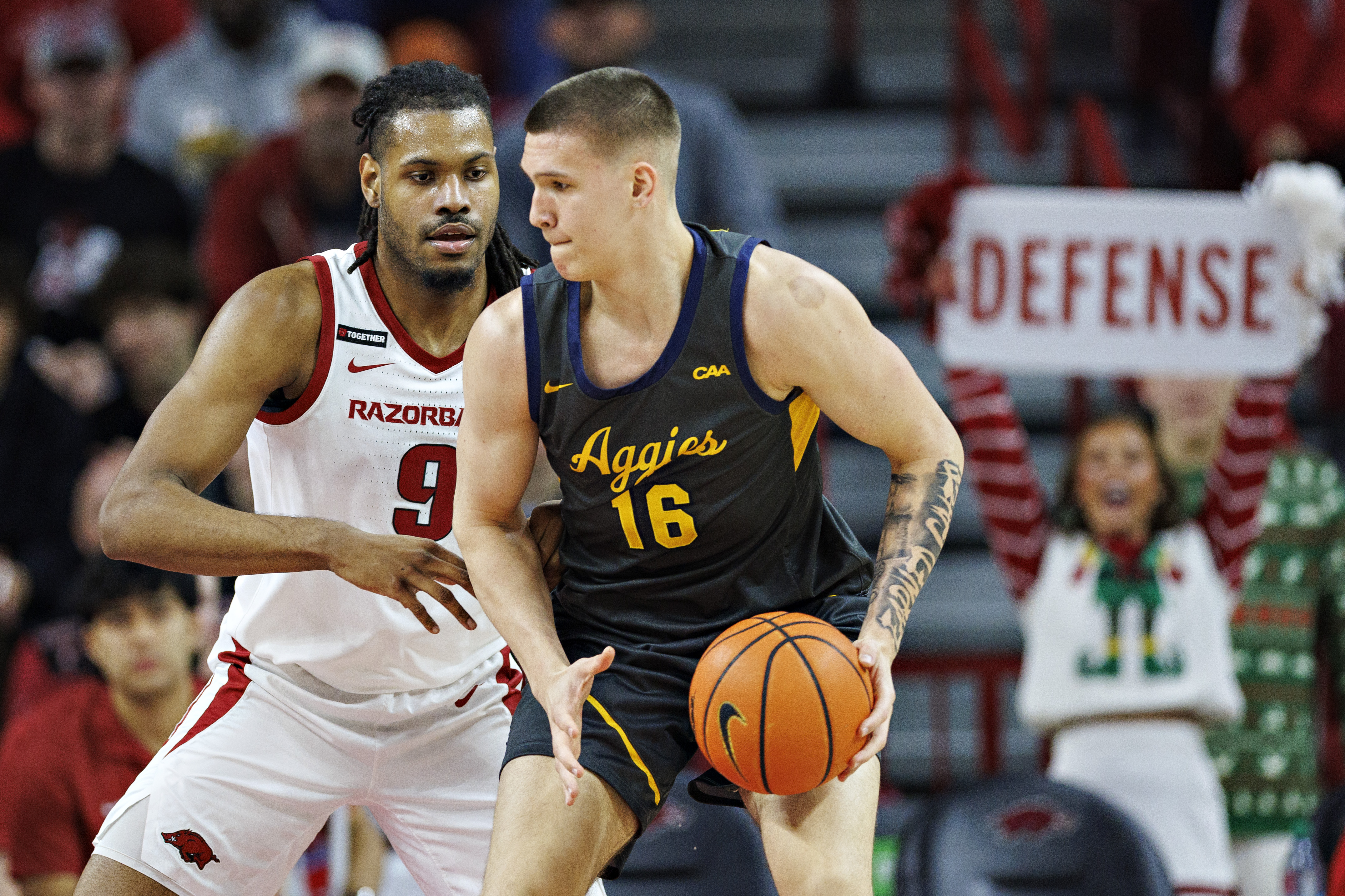 Greek-native Nikolaos Chitikoudis is among the most potent rebounders in the NCAA