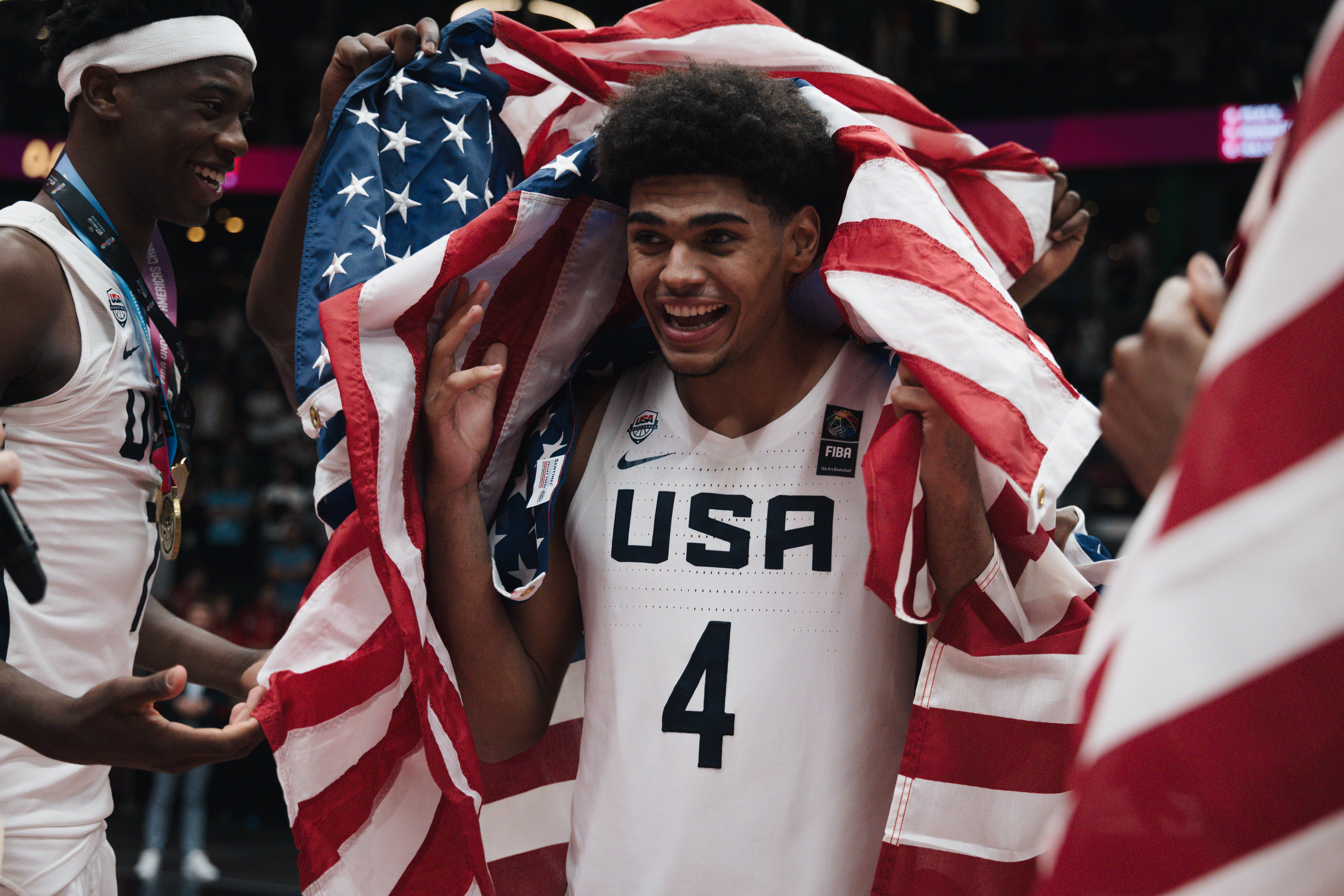 Koa Peat played and won for Lloyd's Team USA at the FIBA U19 World Cup in July