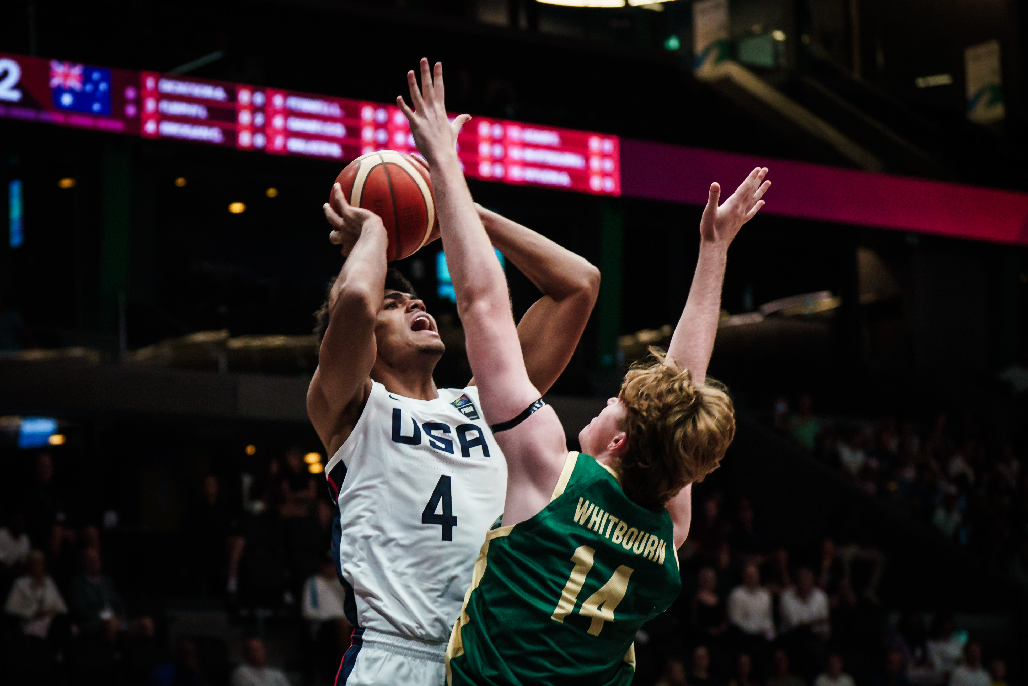 Rising freshman forward Koa Peat had a phenomenal showing against Team Australia last week during the FIBA U19 Basketball World Cup