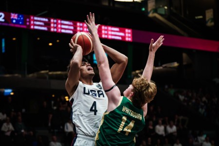Rising freshman forward Koa Peat had a phenomenal showing against Team Australia last week during the FIBA U19 Basketball World Cup