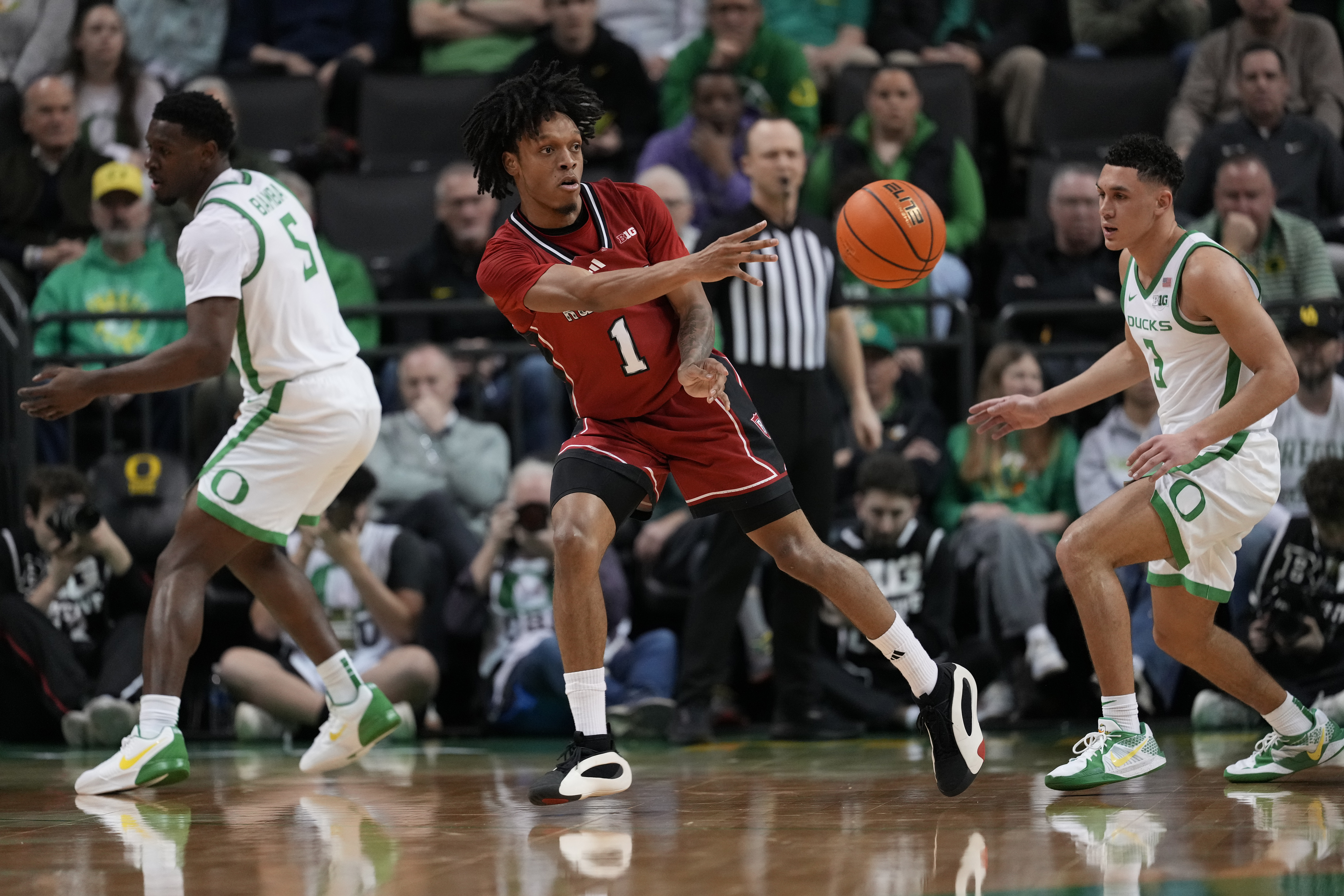 Junior guard Jamichael Davis is one of three starters Pikiell returns this season
