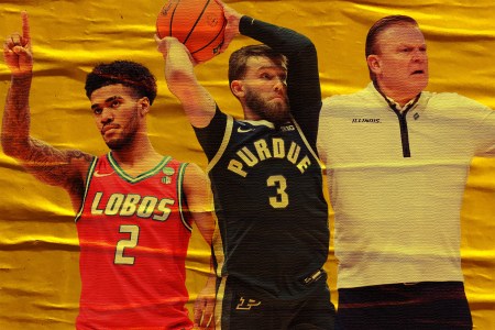 Donovan Dent (left), Braden Smith (center) and Brad Underwood (right) are among the power players liable to shake up the Big Ten this season