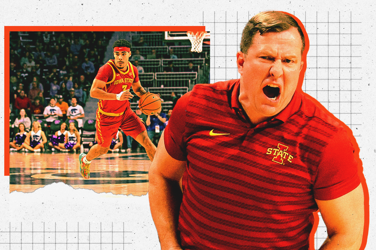 T.J. Otzelberger has assembled one of the hungriest programs in the nation at Iowa State. Backed by elite returners including Tamin Lipsey (left), he's ready to play for a Tournament banner.