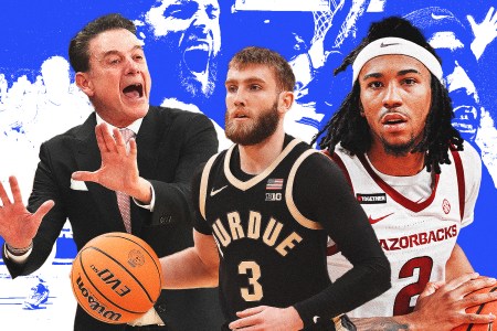 Rick Pitino (left), Braden Smith (center) and Boogie Land (right) headline some of this season's most intriguing storylines