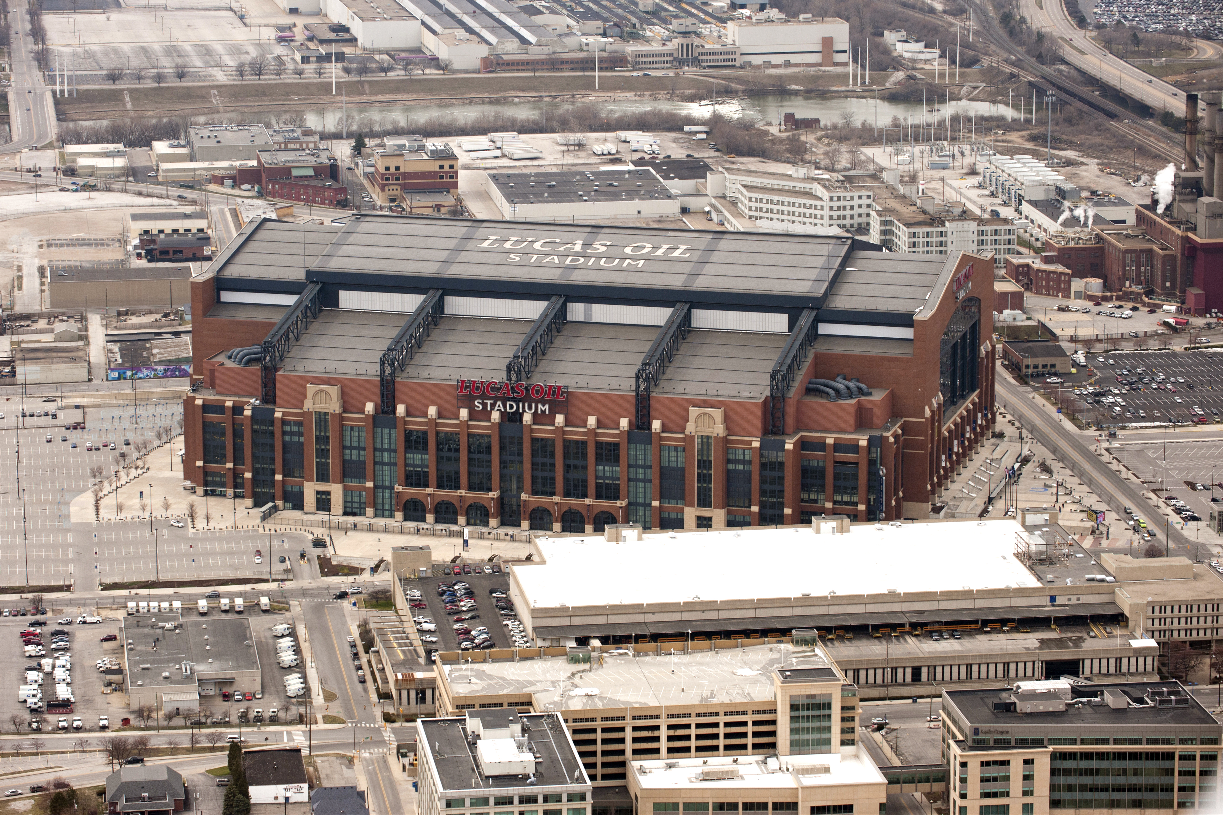 The men's title game will be played at Lucas Oil Stadium, home of the Indianapolis Colts