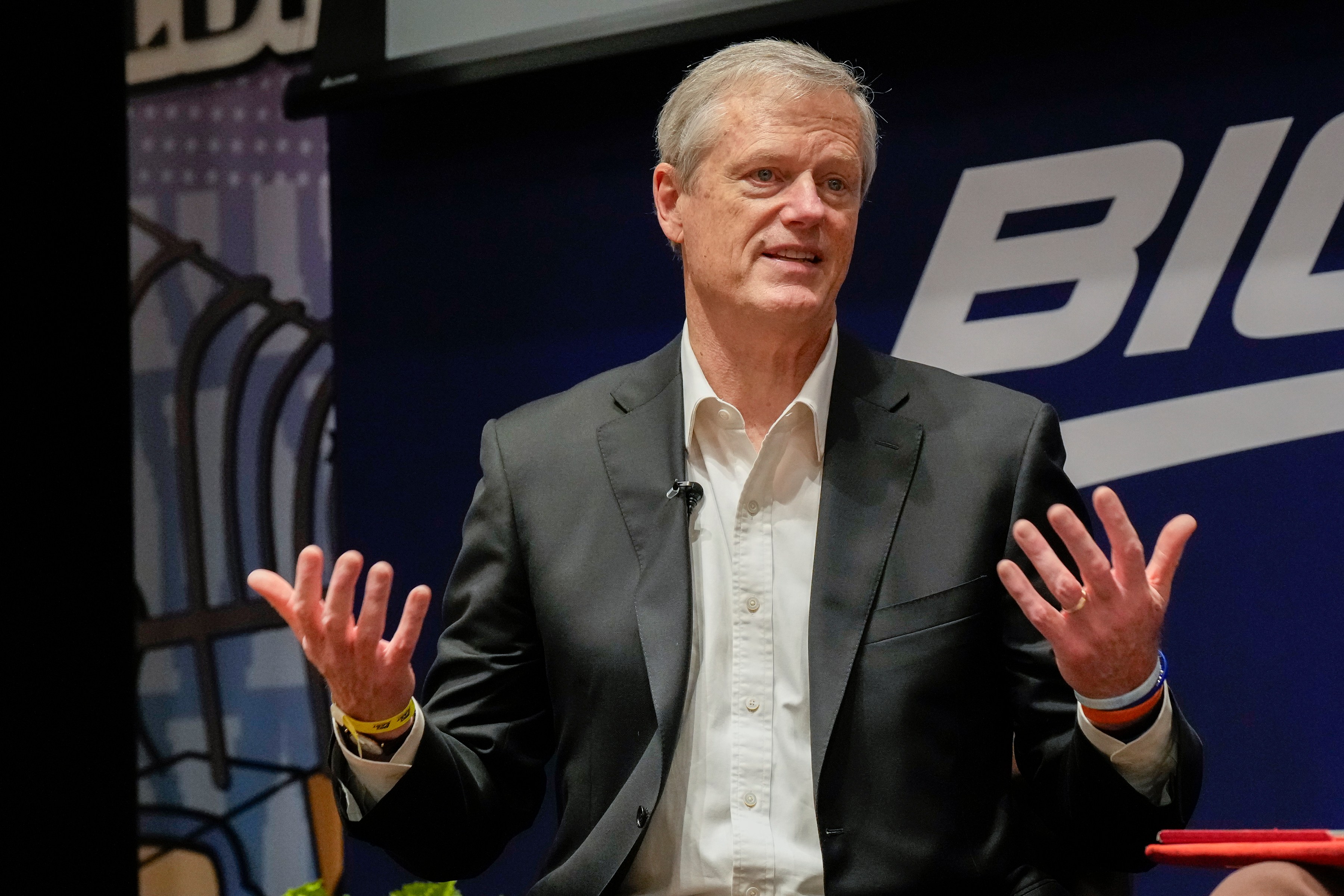 NCAA President Charlie Baker attended the roundtable in New York City.