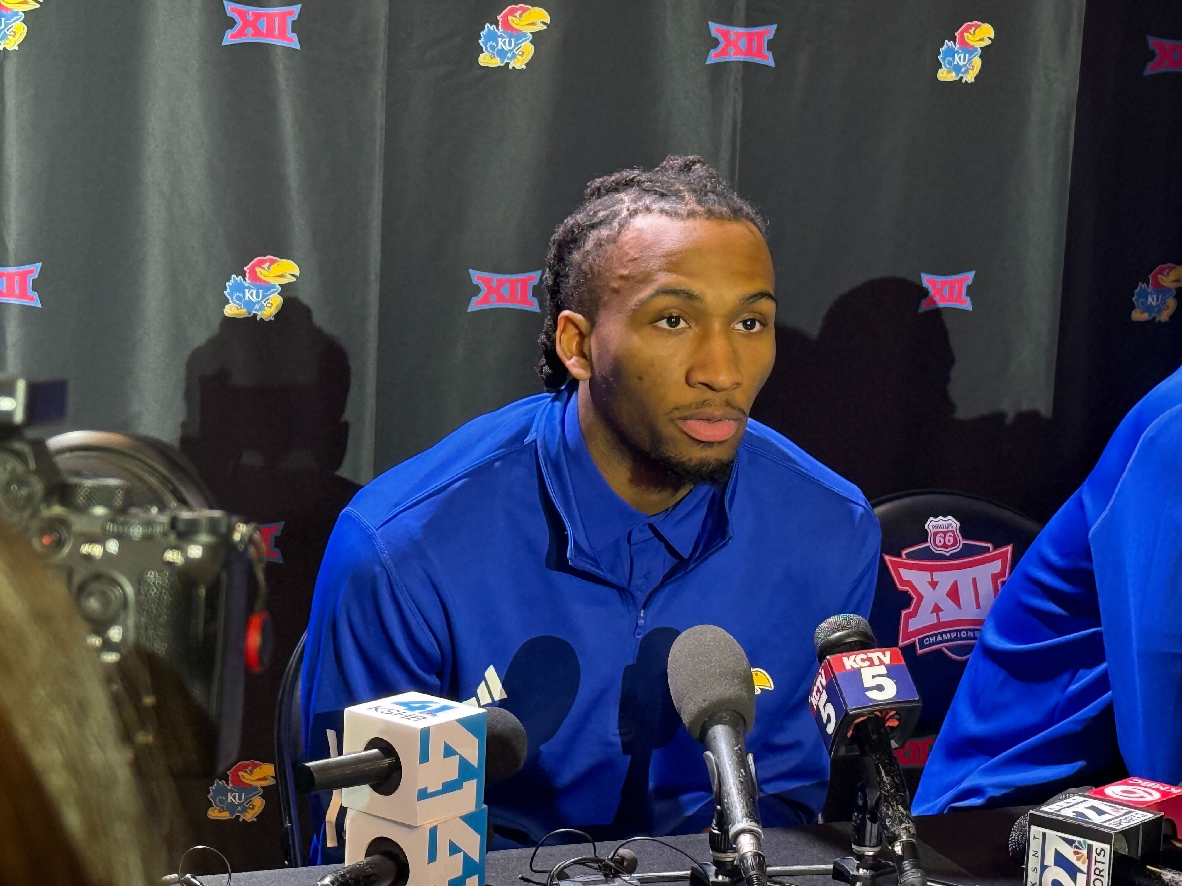 Kansas freshman Darryn Petersen is expected to be a top-10 pick next year.