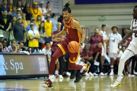 Baker-Mazara battled a tight hamstring to deliver a standout performance for the Trojans