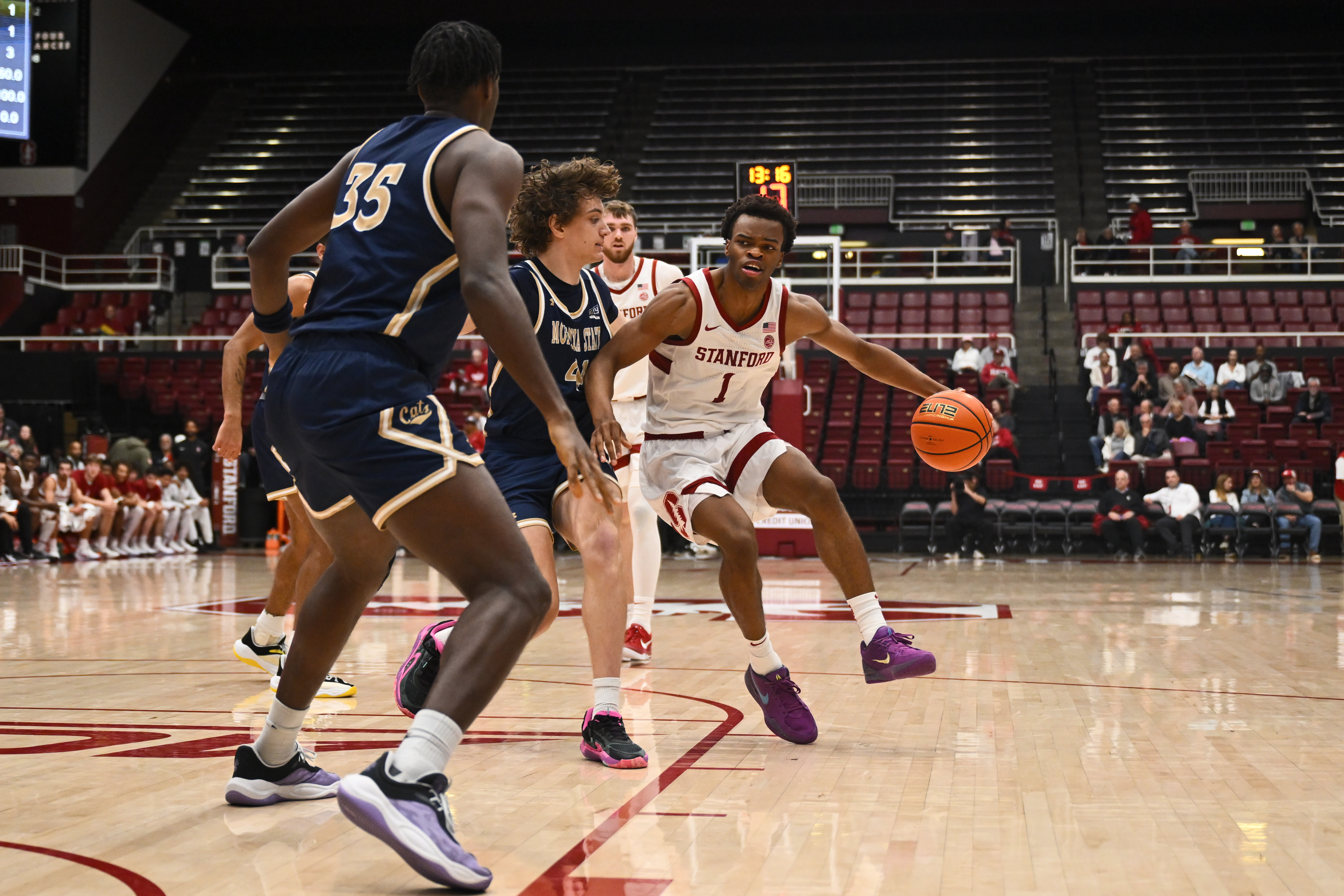 Freshman guard Ebuka Okorie guided Stanford to the championship game of the Acrisure Invitational