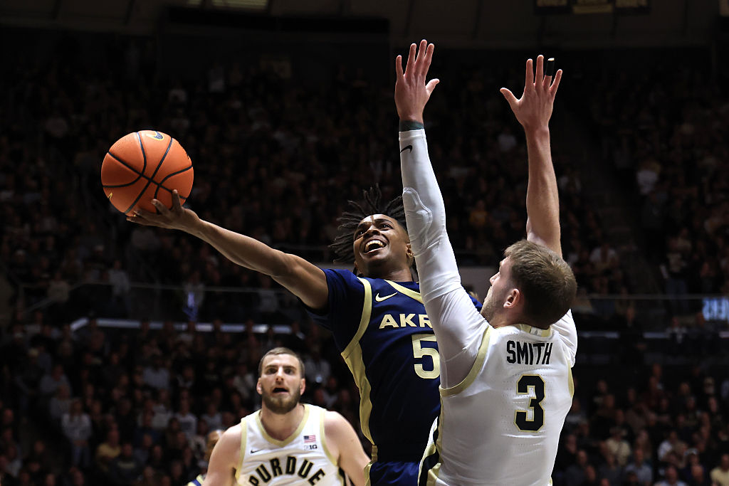 Tavari Johnson leads a high-powered Akron offense that is averaging over 90 points a game this season