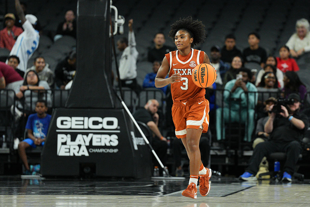 Harmon became Texas' all-time leader in assists during her team's impressive victory over the Gamecocks