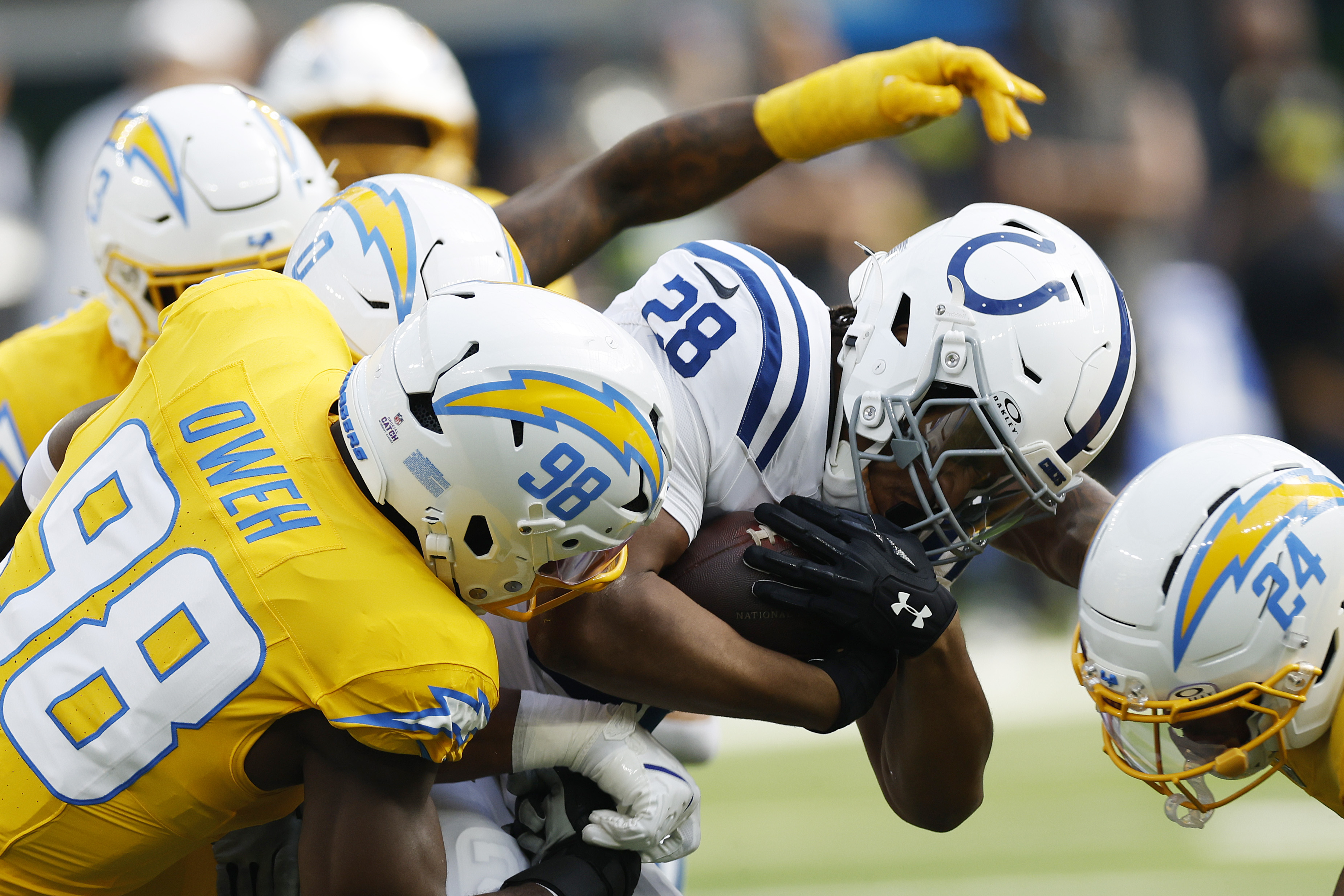 Odafe Oweh has been a difference-maker for the Chargers since joining the team in October