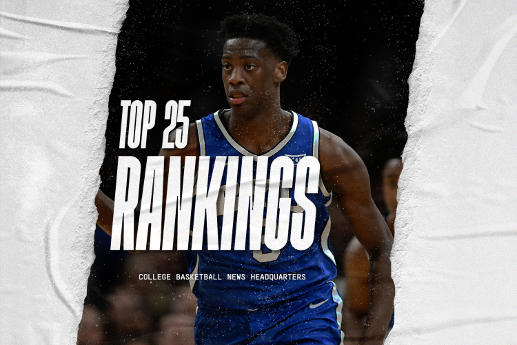 Another installment of Seth Davis's never-miss men's Top 25 ranking