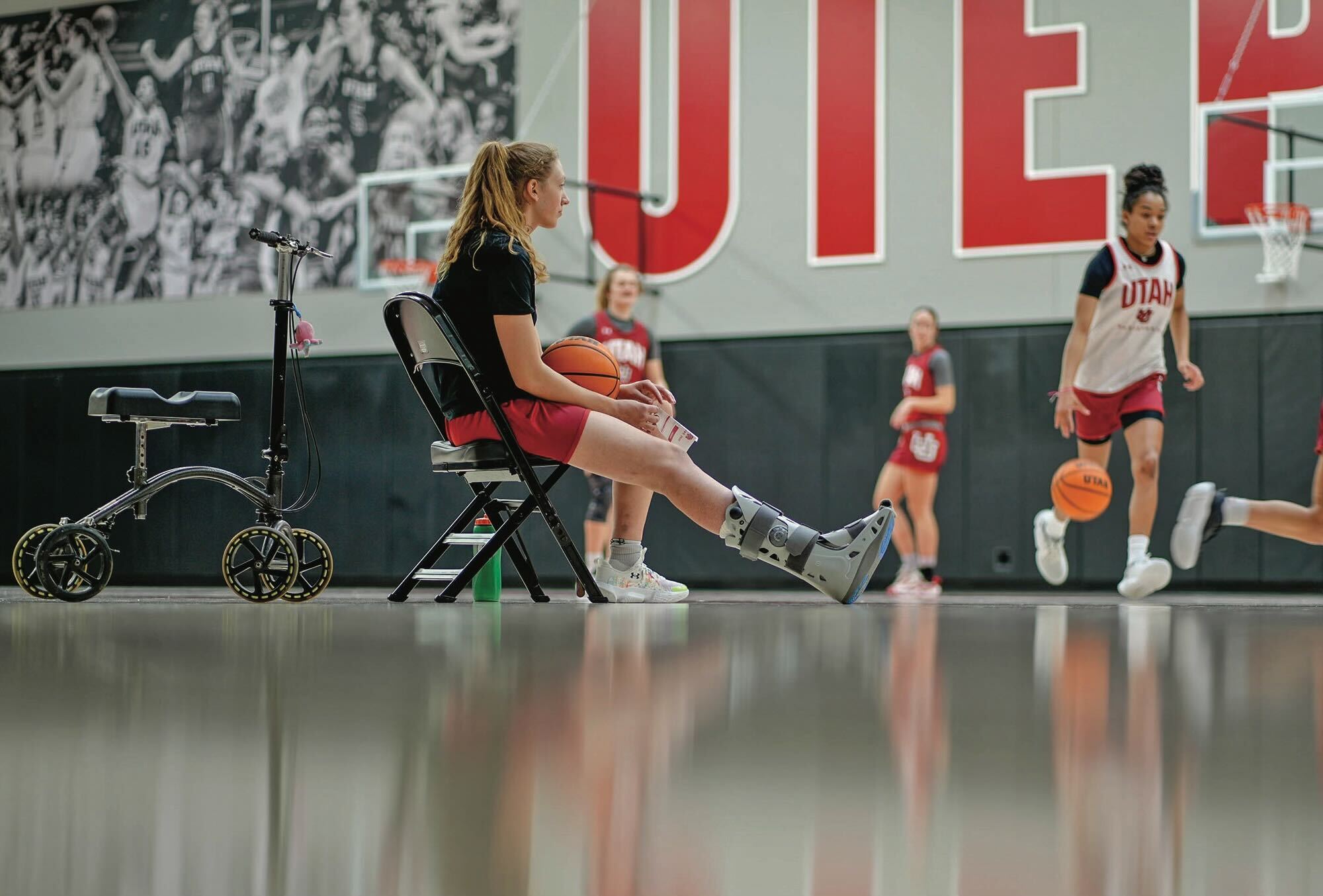 Kneepkens used her medical redshirt year to watch film and practice from the line