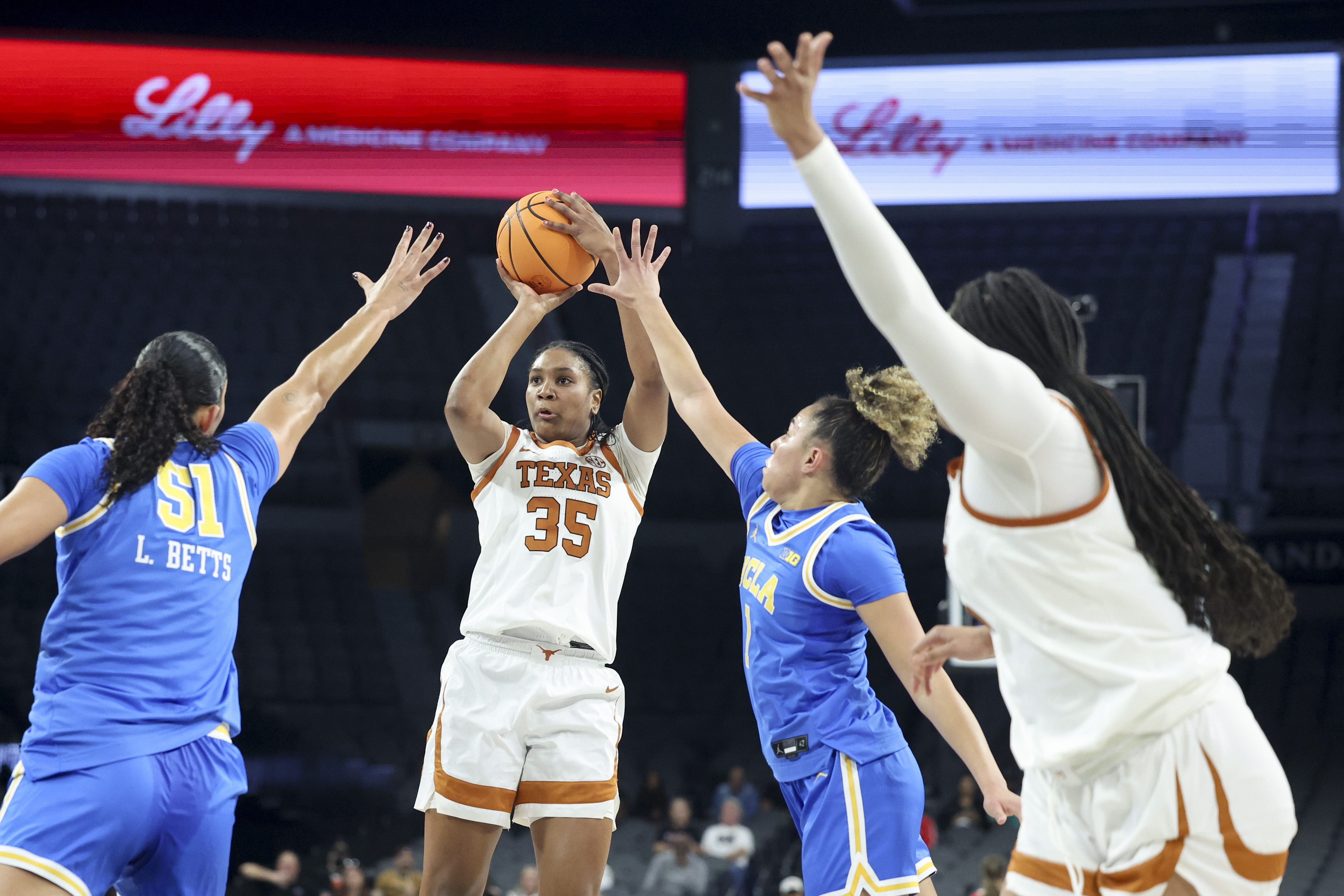 Madison Booker was instrumental in Texas' win over UCLA