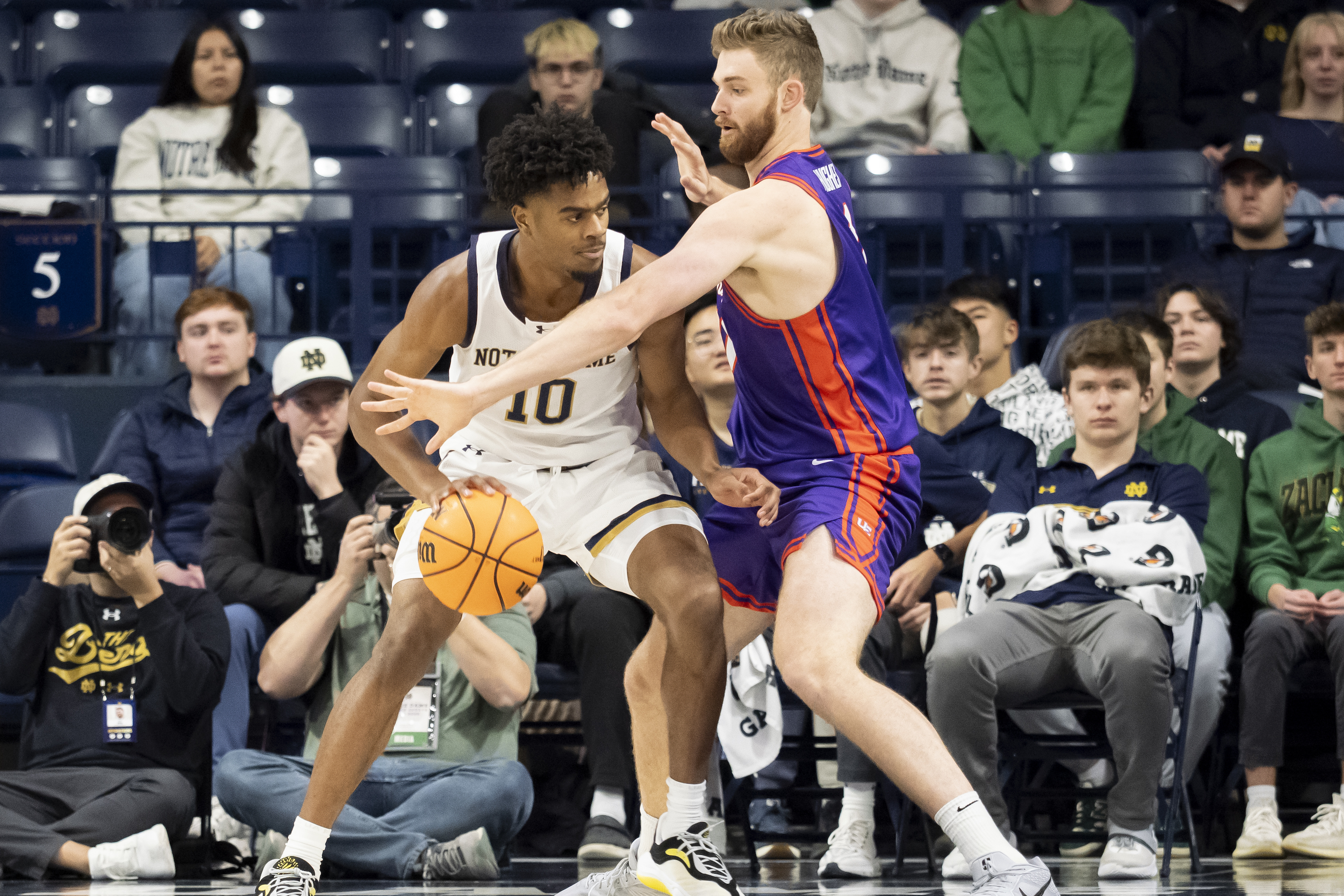 Freshman forward Jalen Haralson has picked up the slack since Burton's injury