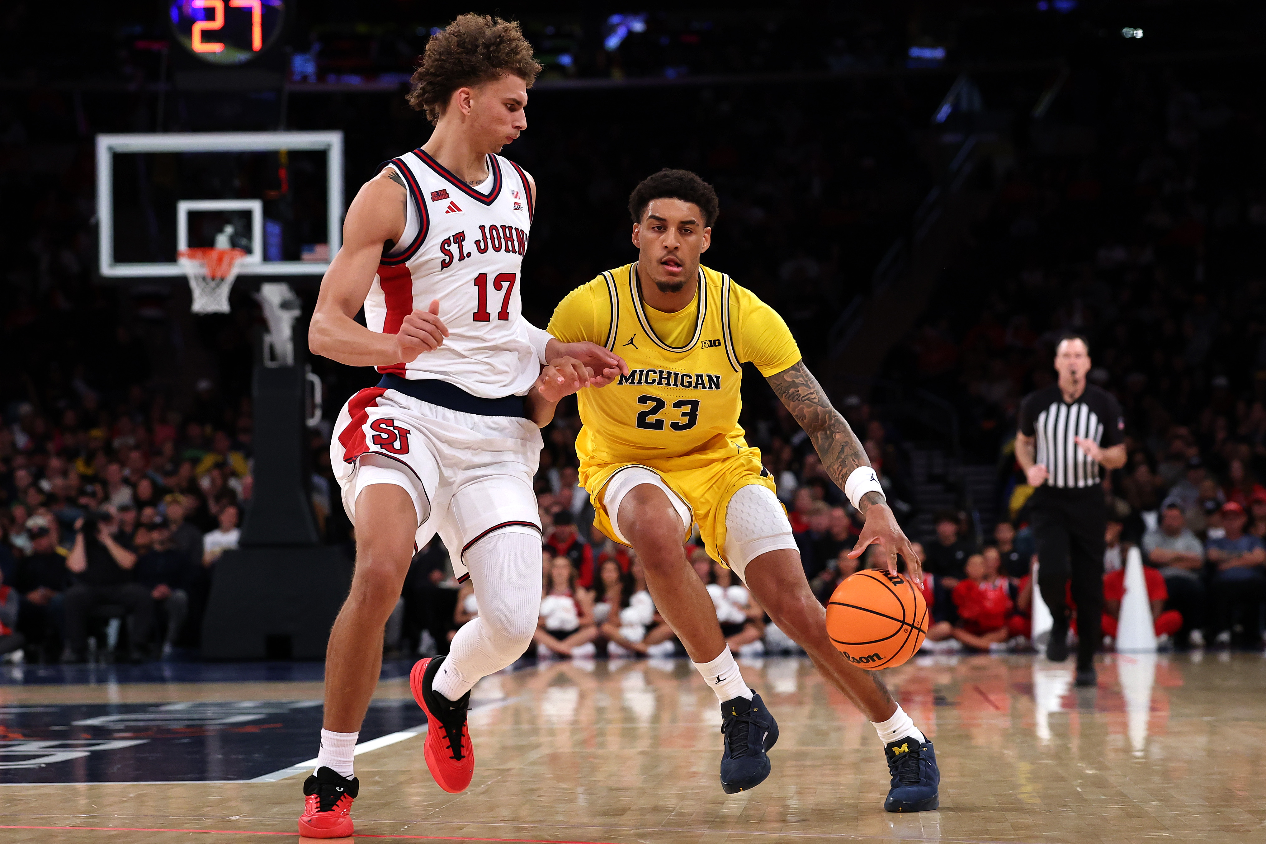 Lendeborg dropped 25 points over St. John's in a preseason exhibition match