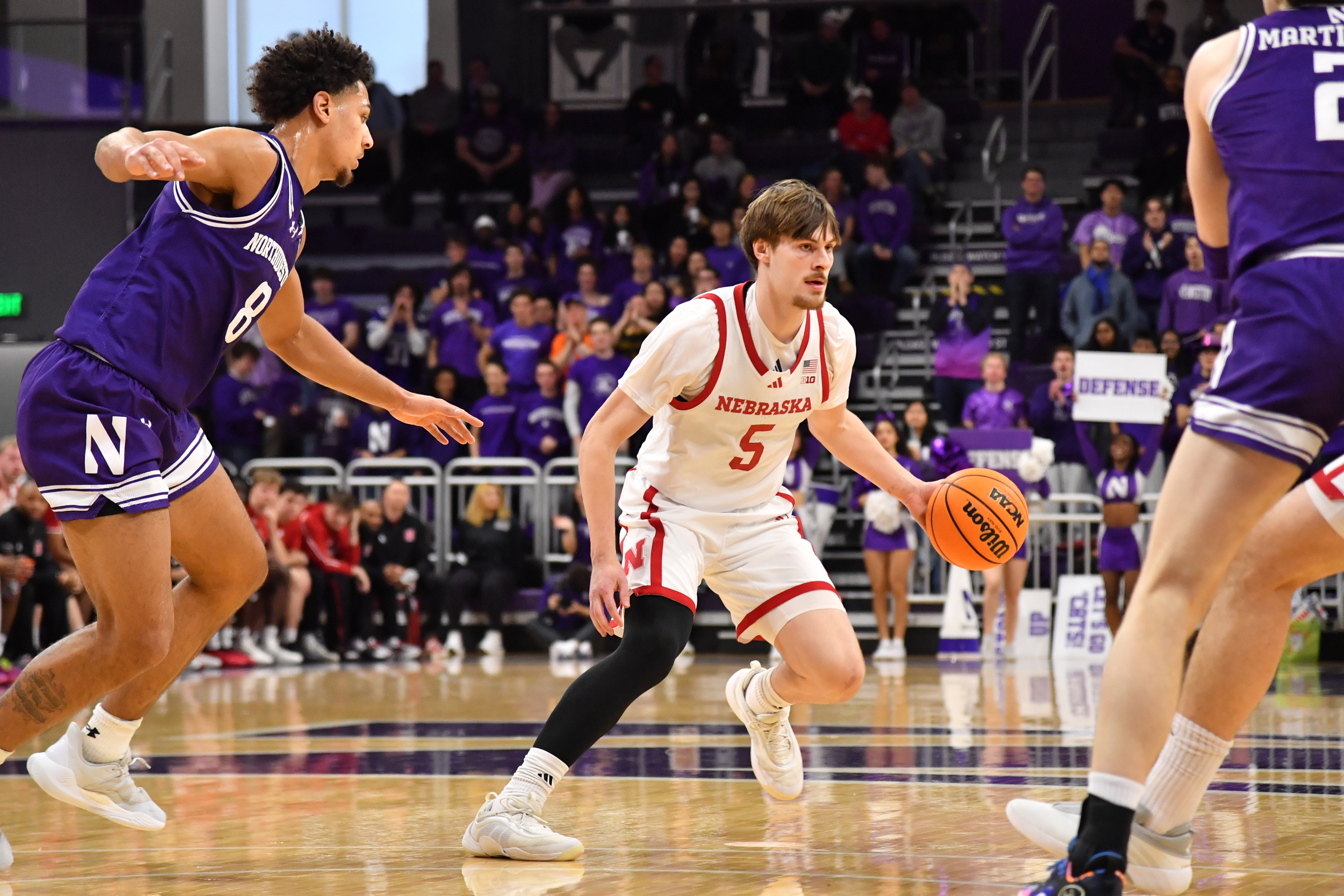 With their star freshman forward out with an ankle injury, the Cornhuskers keep stepping up defensively.