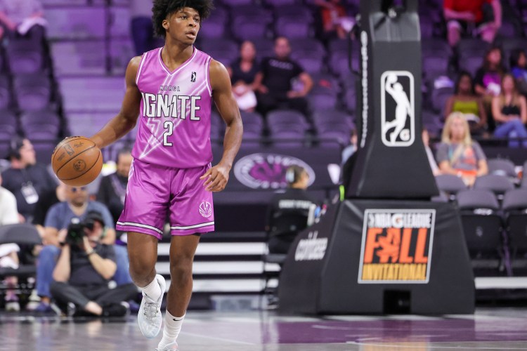 London Johnson of the NBA G League’s Ignite