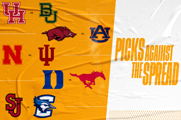 Seth Davis makes his Picks Against the Spread for five of Saturday's top games