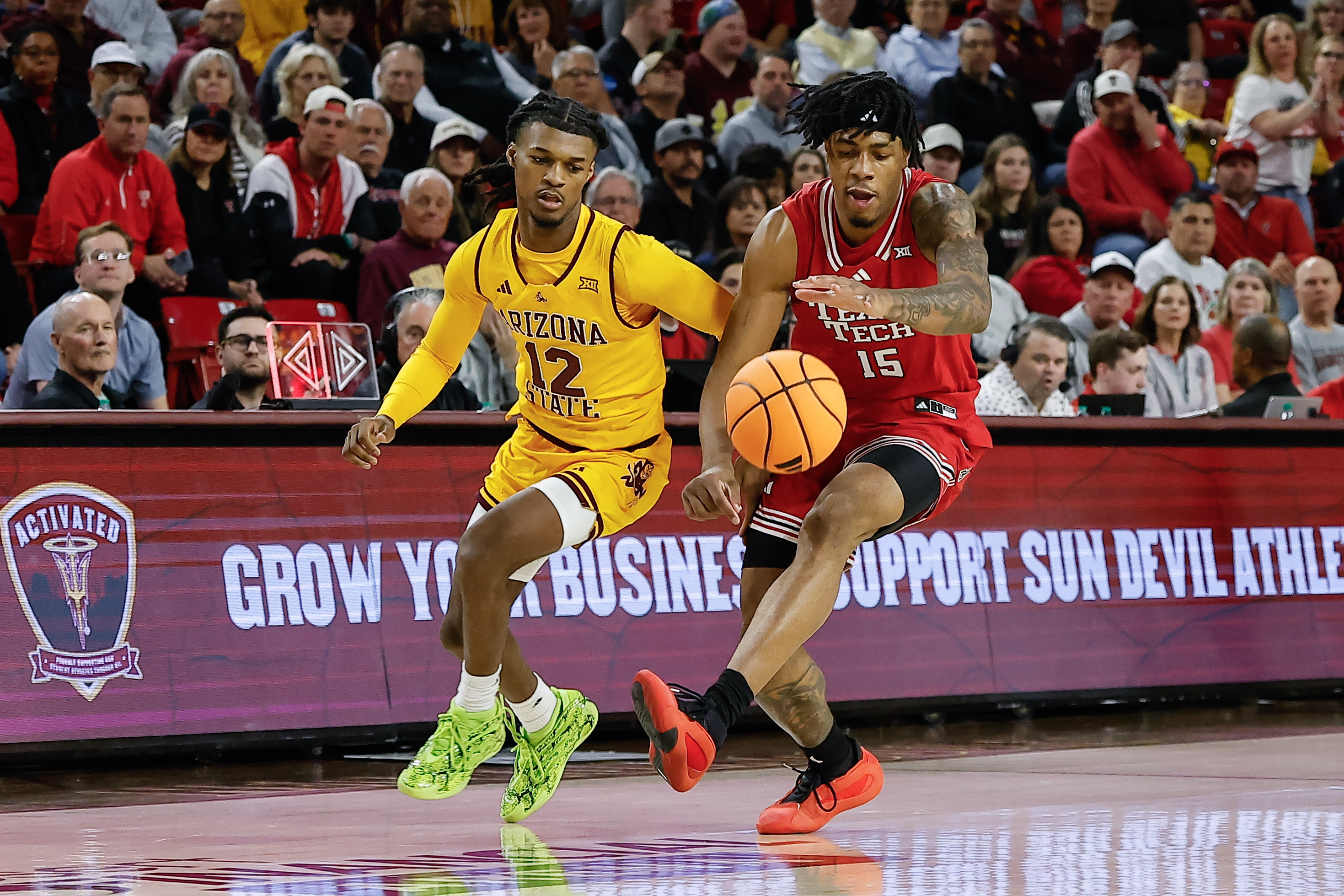 Hurley was in high spirits after ASU's upset of No. 13 Texas Tech on Tuesday