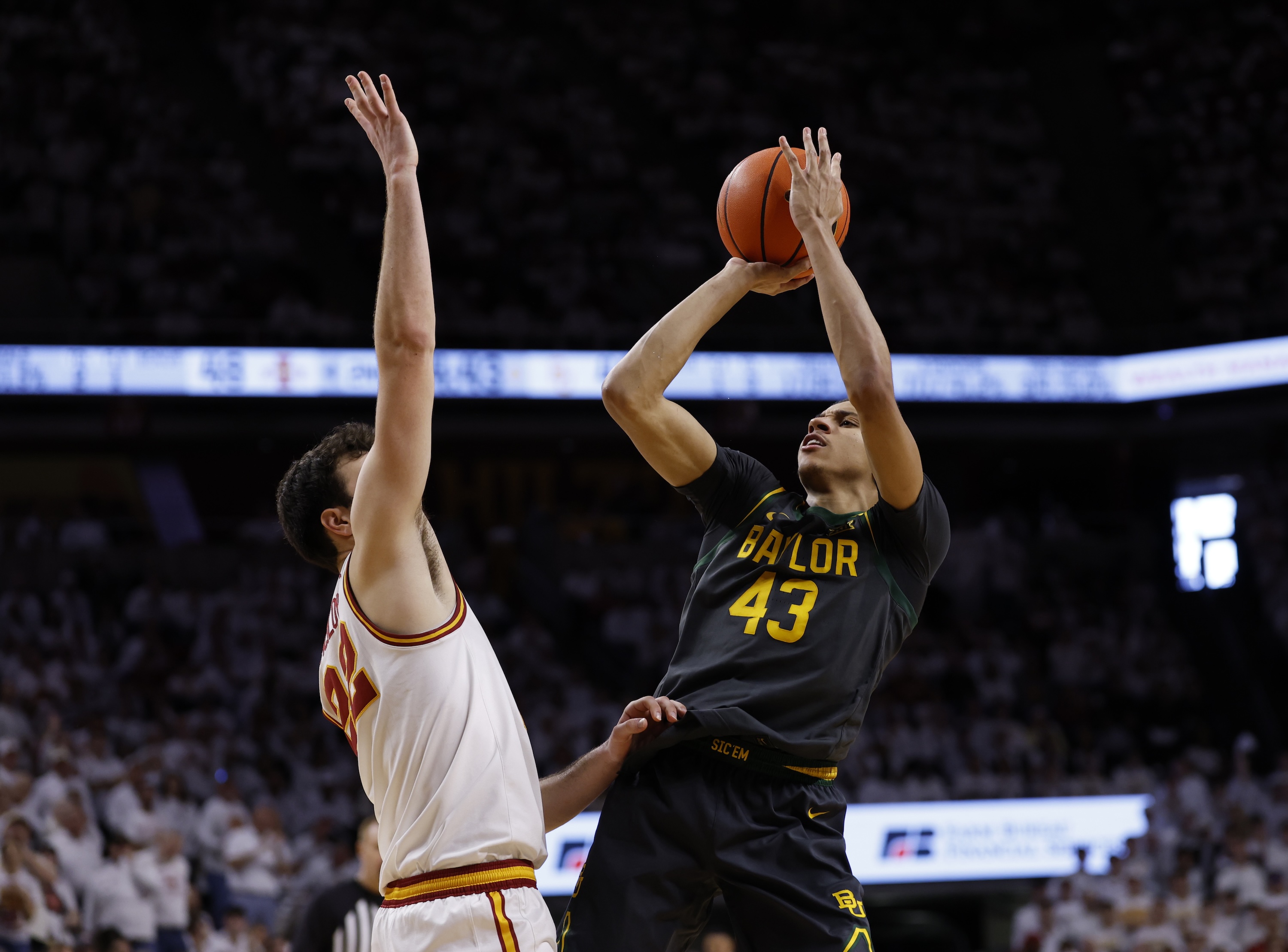 Baylor's Cameron Carr scored a game-high 24 points in a losing effort against Iowa State