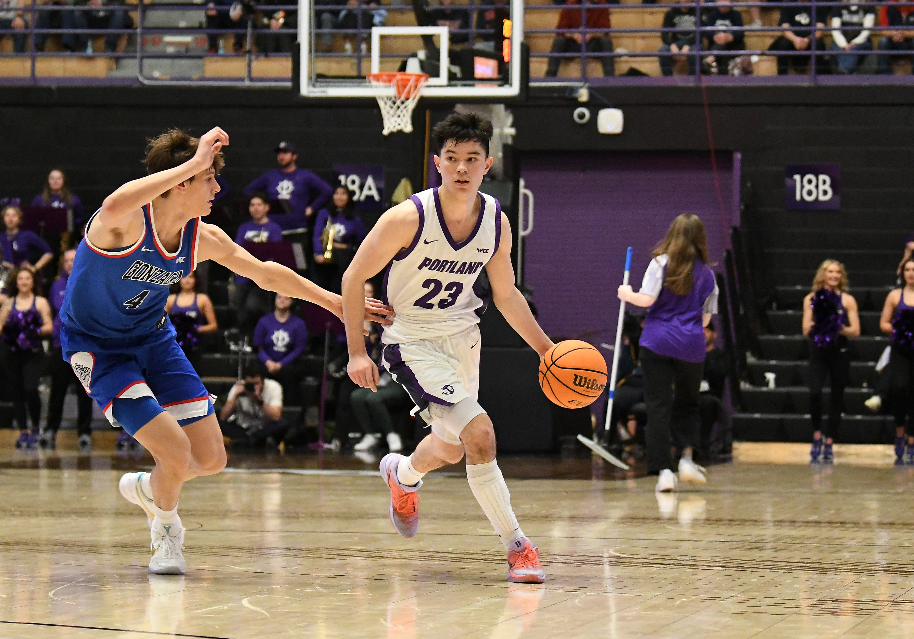 Portland guard Joel Foxwell exploded for 27 points in an upset win over Gonzaga