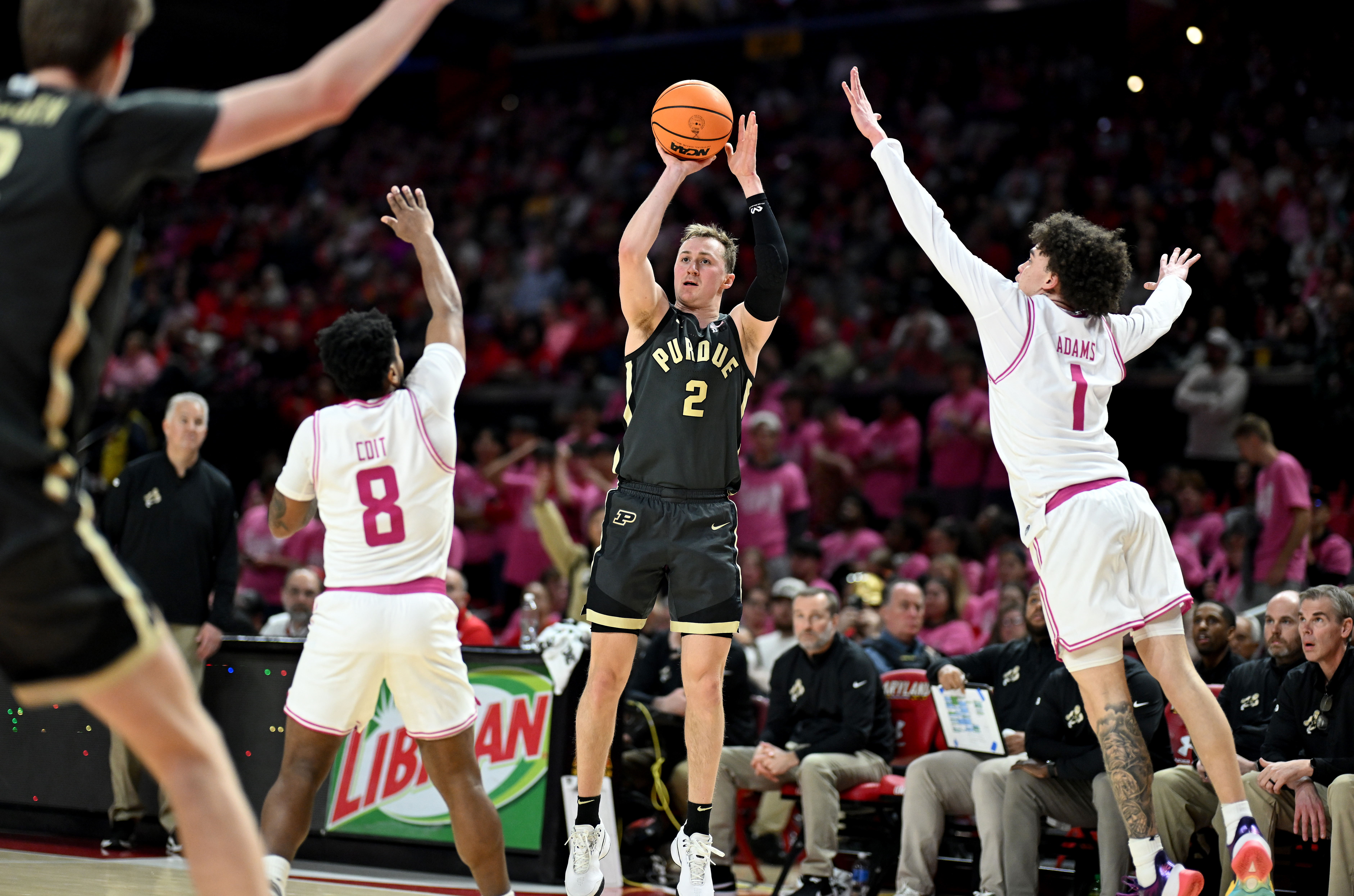 Fletcher Loyer's shooting struggles this season have held Purdue back. Hopefully, a recent 29-point breakout performance lfagainst Maryland is a sign of better things to come in the second half