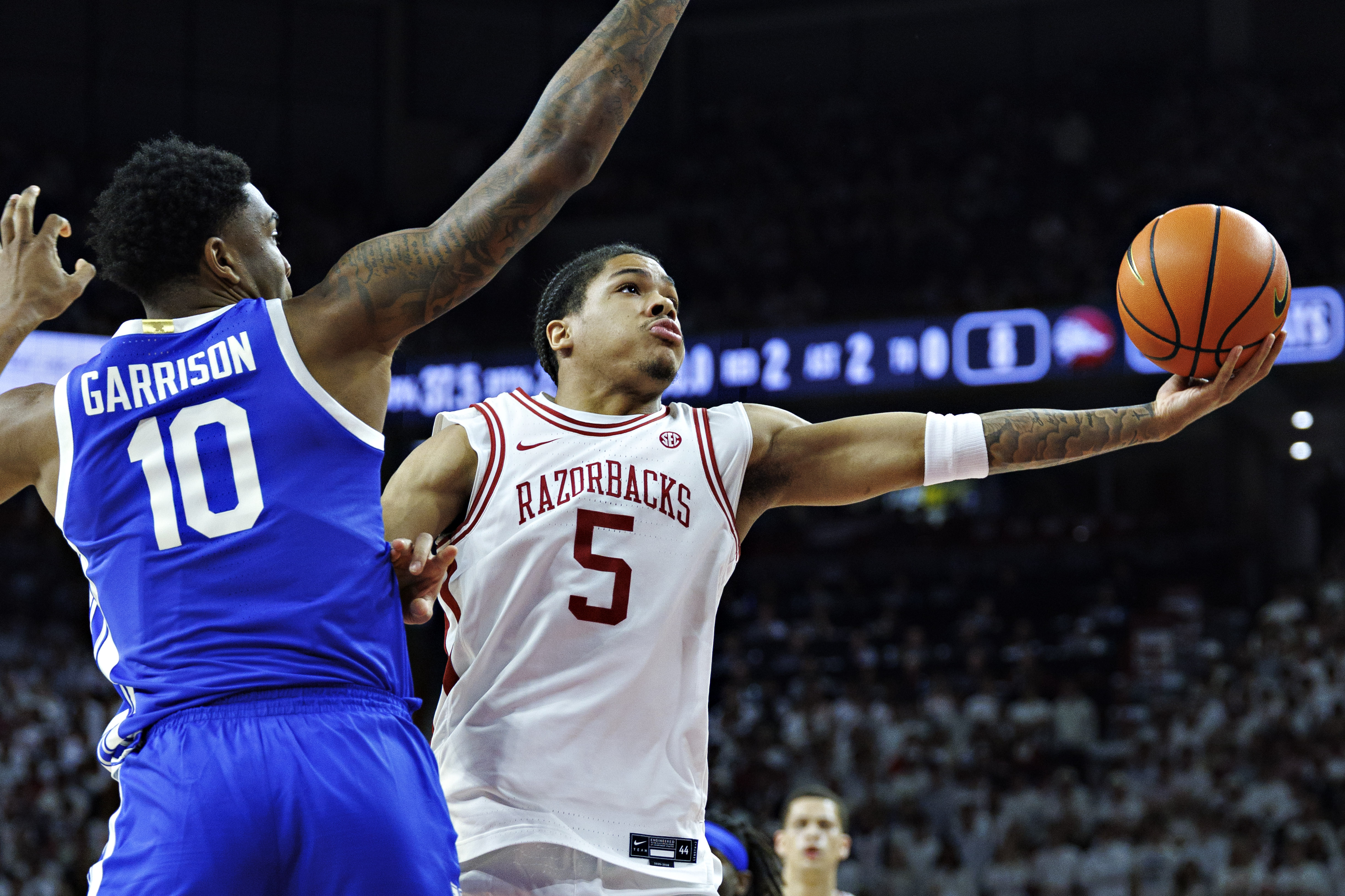 Arkansas point guard Darius Acuff Jr. is one of just three players in the country averaging at least 18 points and six assists a game this season