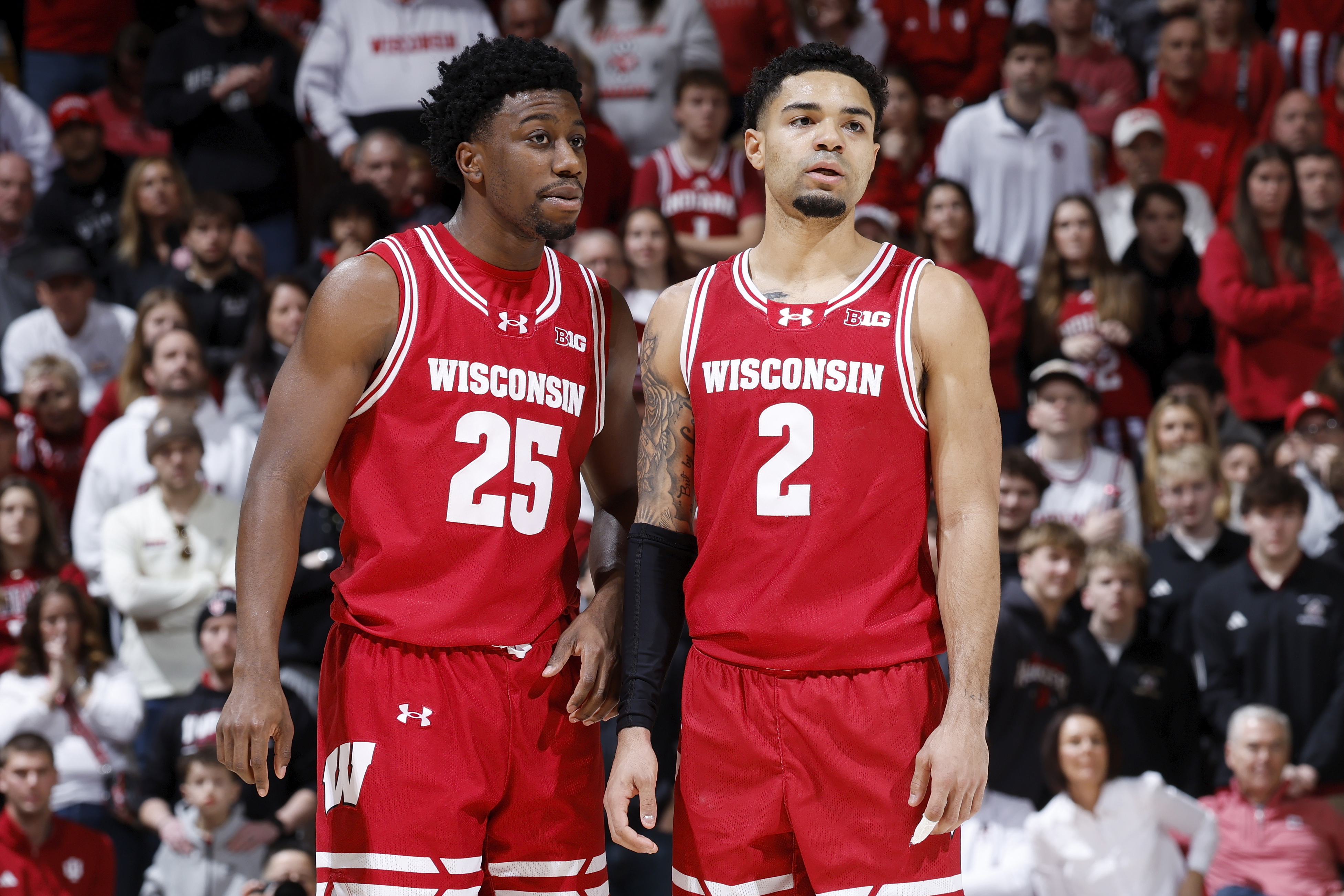 John Blackwell (left) and Nick Boyd (right) are thriving offensively under Wisconsin head coach Greg Gard
