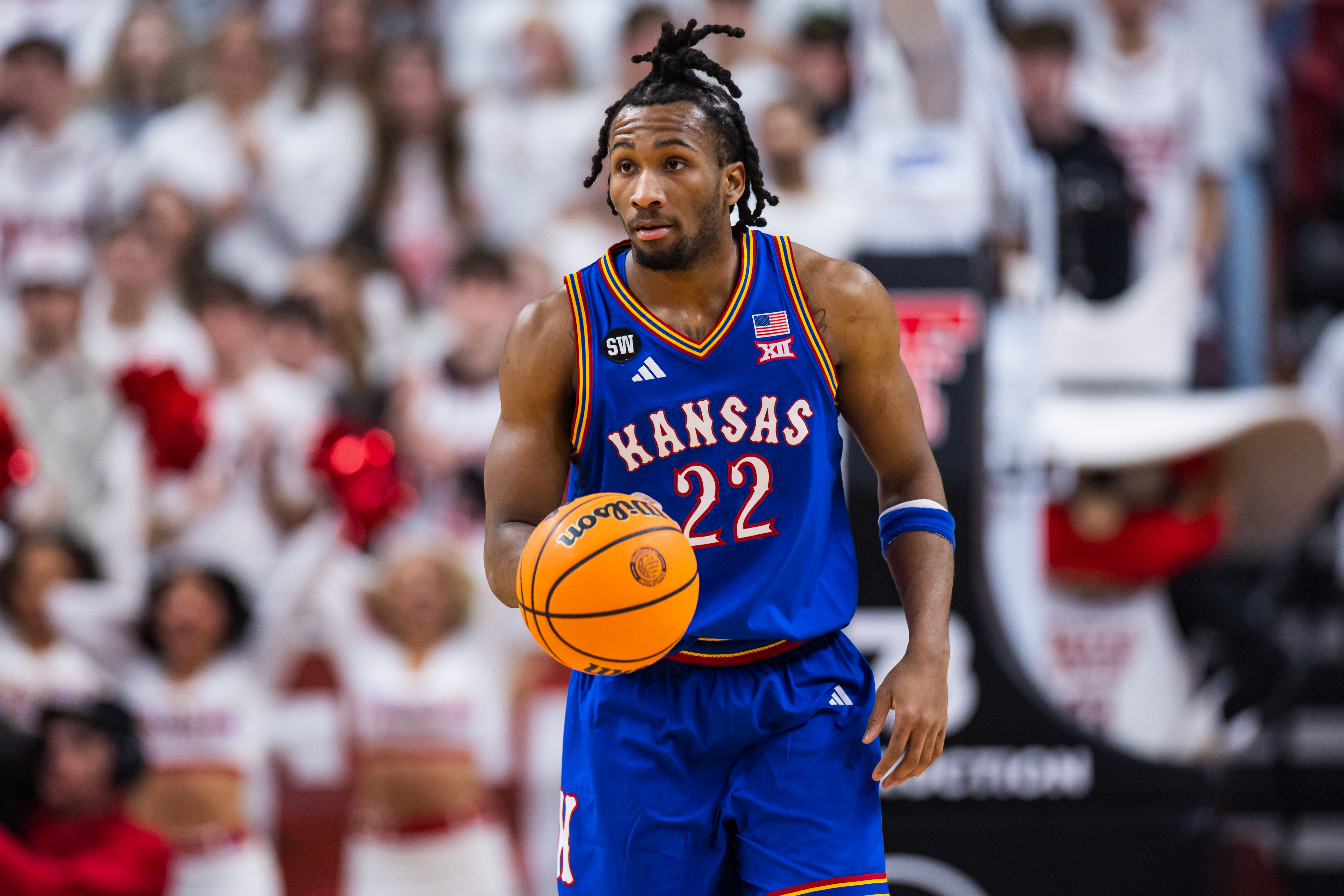 Although he has struggled to stay healthy this season, Kansas guard Darryn Peterson is still the projected No. 1 overall pick in this year's NBA draft