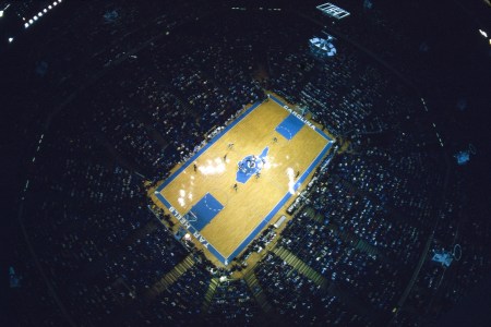 The Tar Heels defeated Duke in the inaugural game in the Dean Smith Center (January 18, 1986)