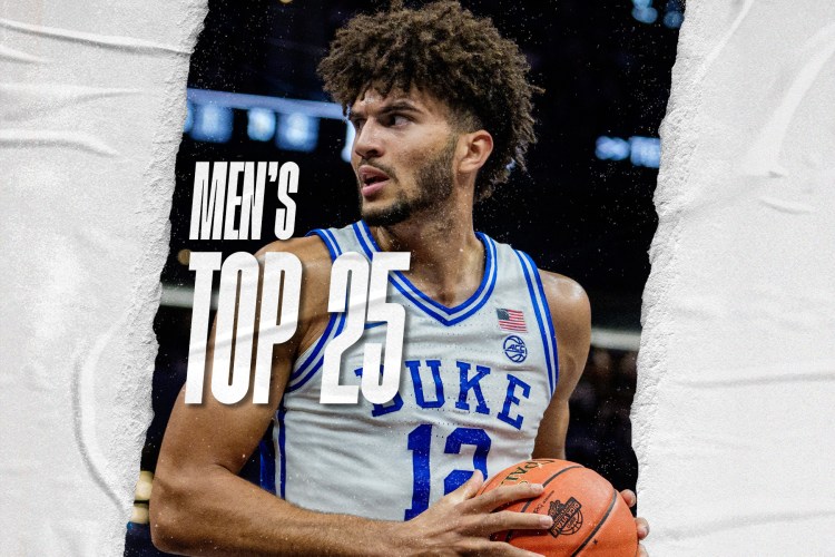 Another installment of Seth Davis's never-miss men's Top 25 ranking