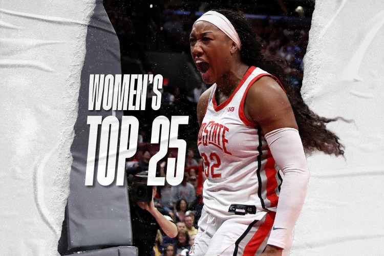 Another installment of Eden Laase's never-miss women's Top 25 ranking