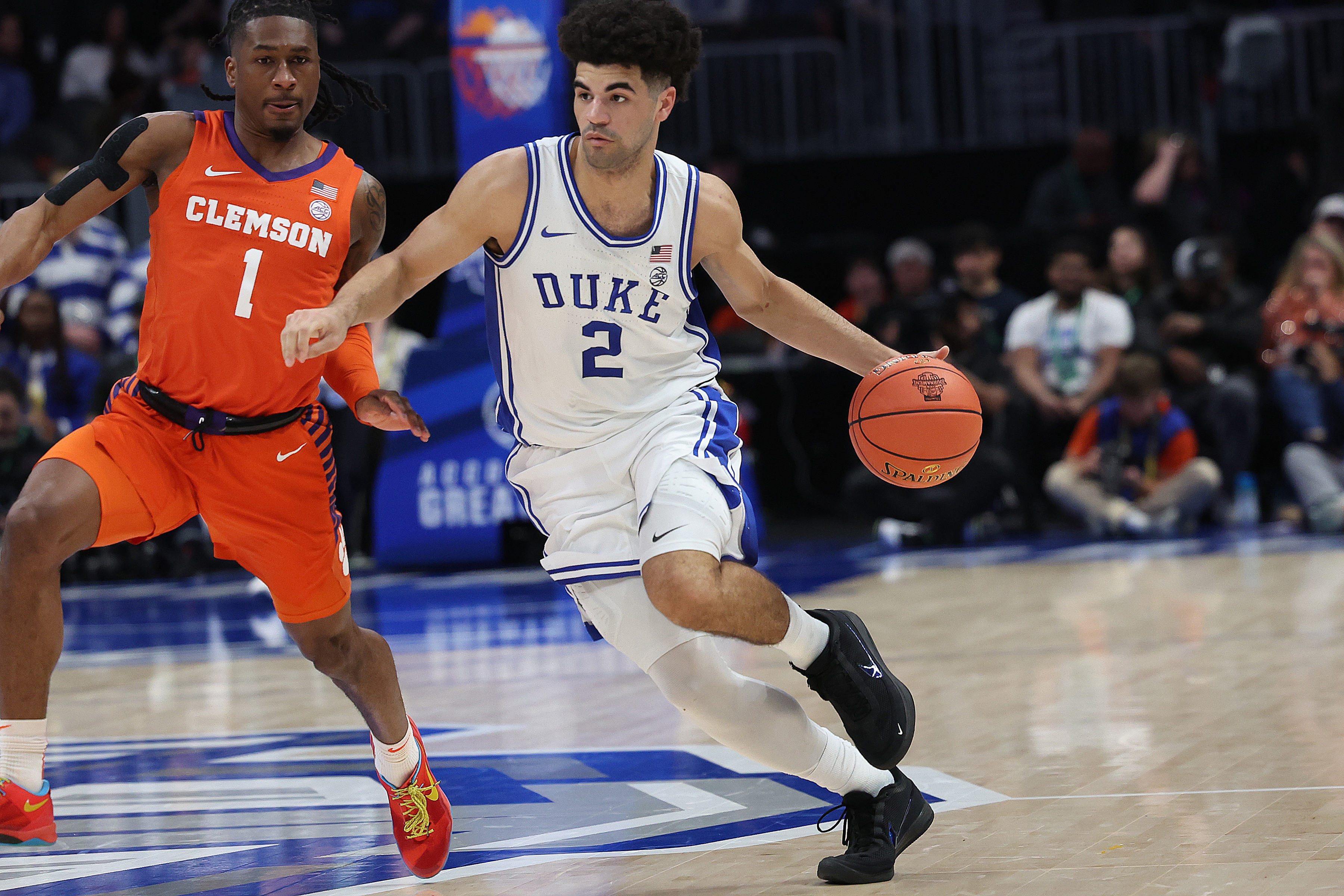 Cayden Boozer has become Duke's primary ballhandler in Foster's stead