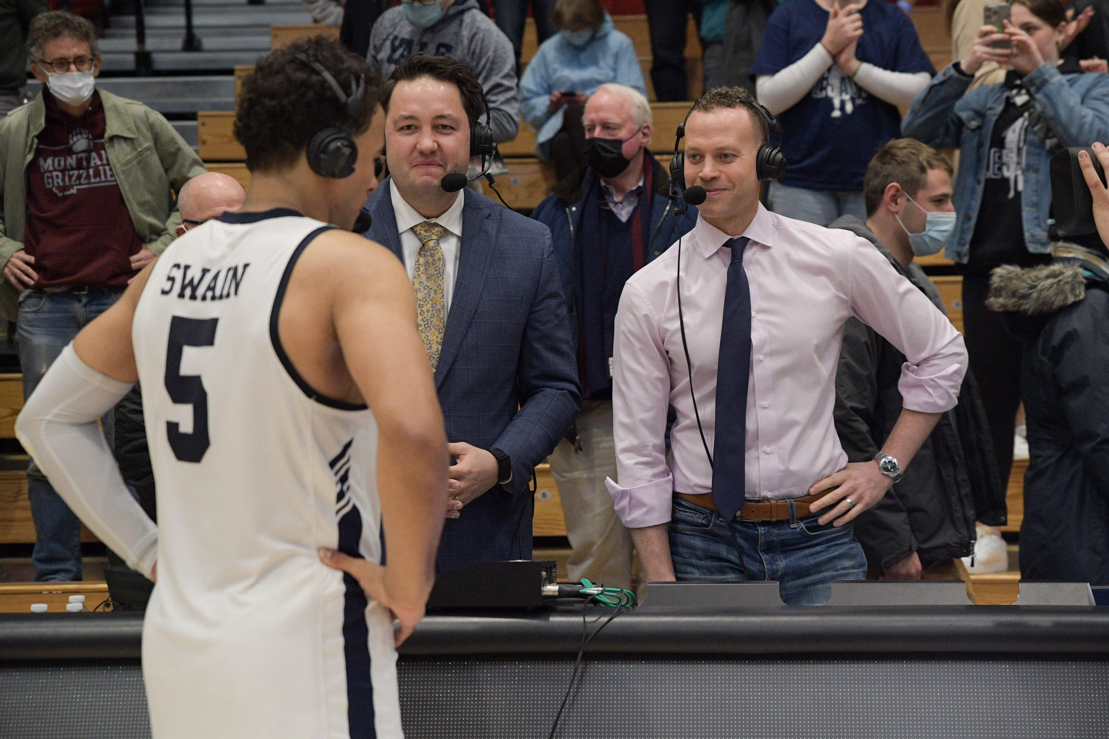 Dalen Cuff (right) at the 2022 Ivy League Tournament