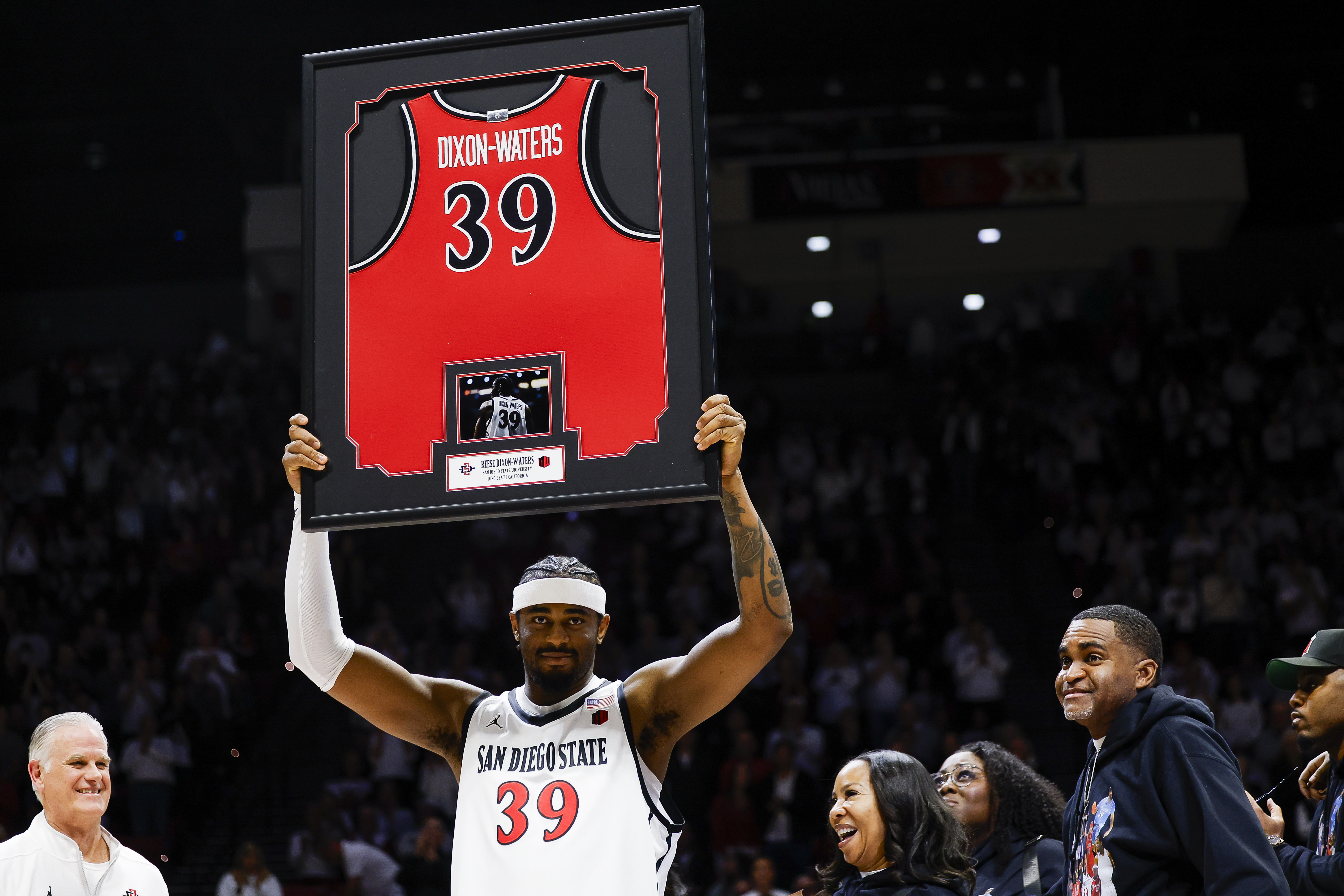 Reese Dixon-Waters' senior night wasn't especially sentimental — he's spent just two seasons with the Aztecs after starting his career at USC