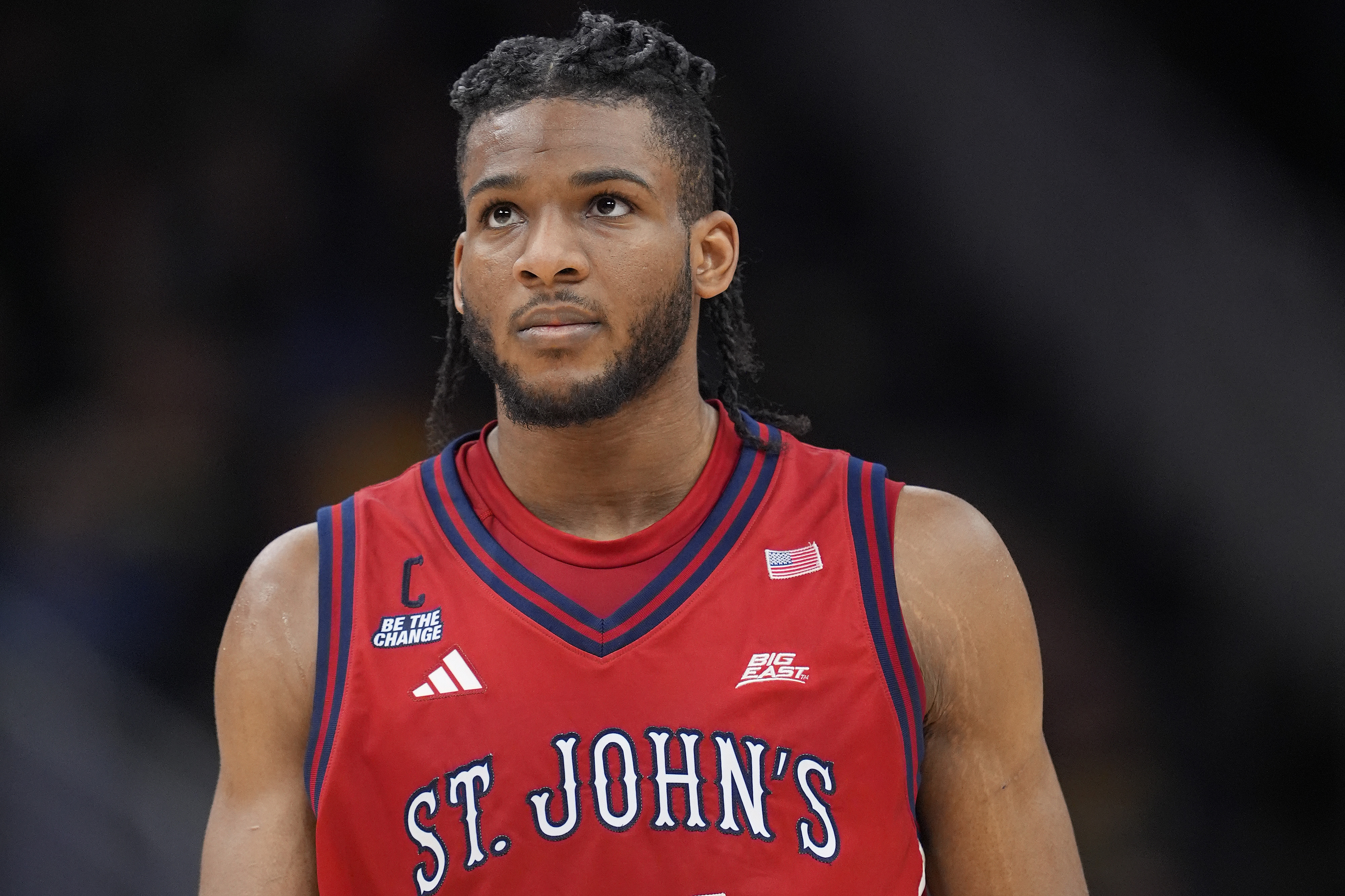 Zuby Ejiofor and St. John's could see Kansas in the second round.