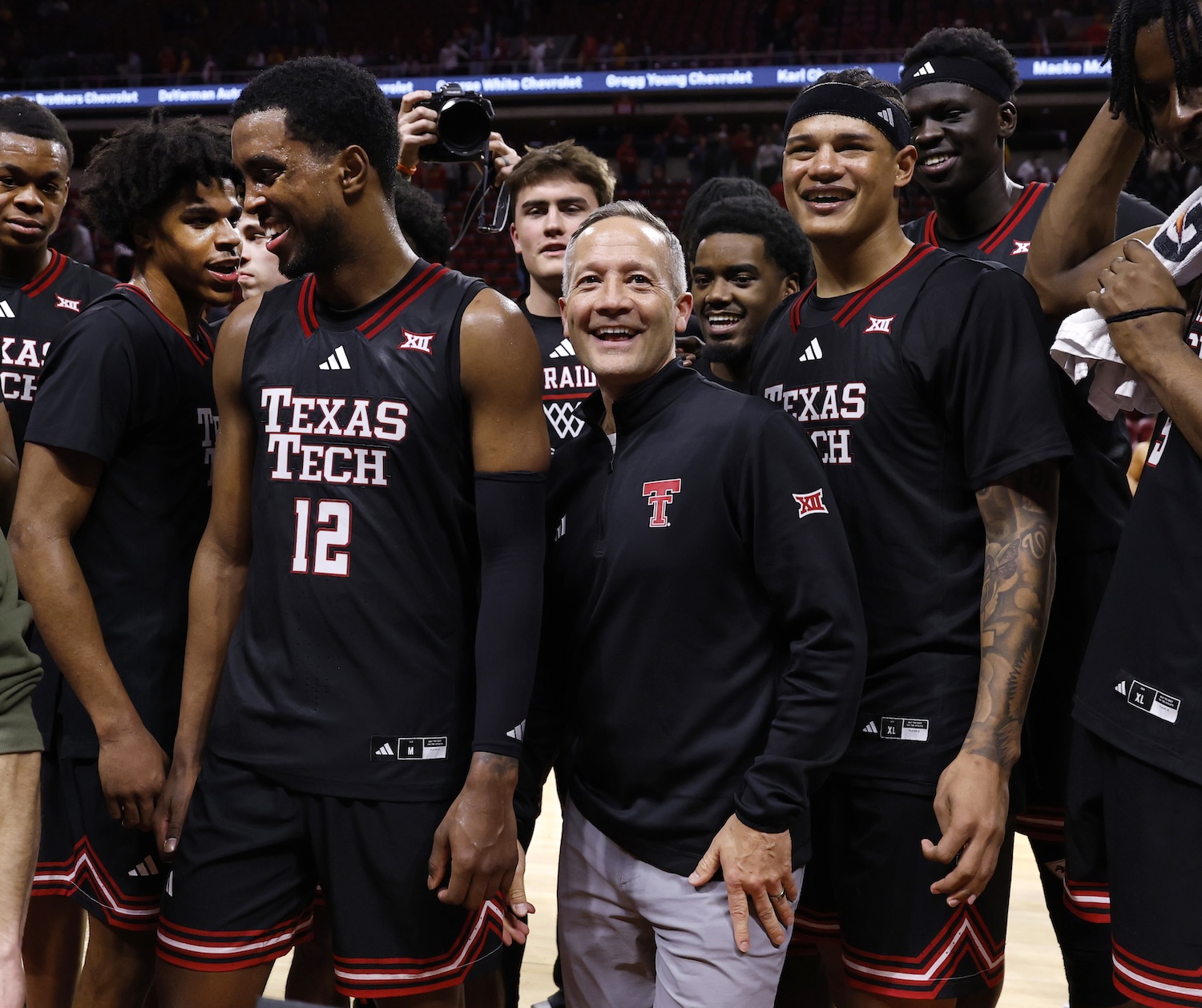 Head coach Grant McCasland of the Texas Tech Red Raiders