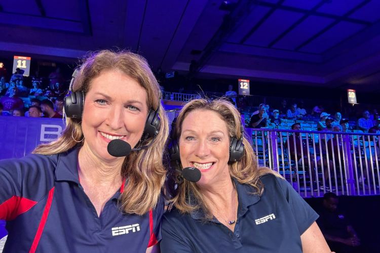 Debbie Antonelli (left) and Beth Mowins (right) are the duo behind the longest partnership in college basketball broadcasting