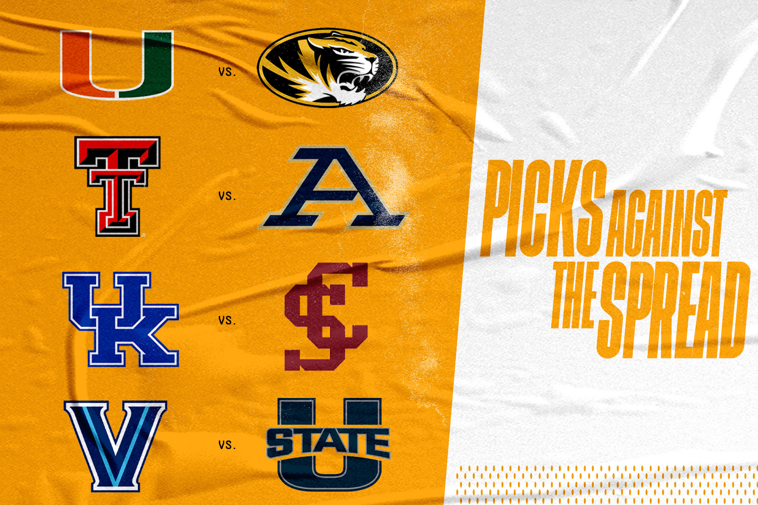 Seth Davis makes his picks against the spread for all 16 of Friday's Round of 64 games